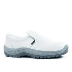 Mocassins de s&eacute;curit&eacute; homme PLUTONE S2 SRC BLANC Bétheny