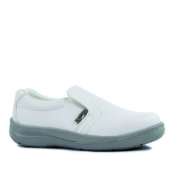 Mocassins de s&eacute;curit&eacute; femme STELLA S2 SRA BLANC Bétheny