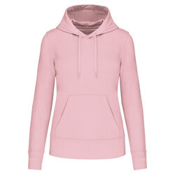 Sweat-shirt &agrave; capuche K4028 PALE PINK Bétheny