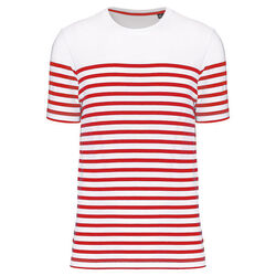 T-shirt Marini&egrave;re bio K3033 NAVY/WHITE STRIPES Bétheny