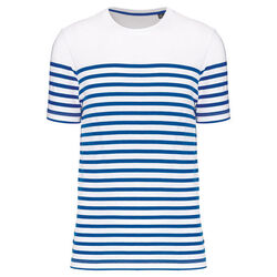 T-shirt Marini&egrave;re bio K3033 NAVY/WHITE STRIPES Bétheny
