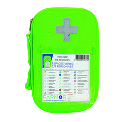 Trousse secours fluo ESPACES VERTS Bétheny