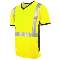 T-shirt HV col V bicolore Bétheny