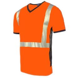 T-shirt HV col V bicolore Bétheny