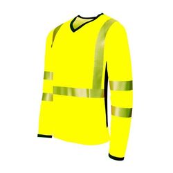 T-shirt HV col V bicolore Bétheny