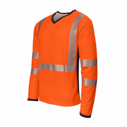 T-shirt HV col V bicolore Bétheny