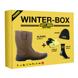 Box bottes fourr&eacute;es cuir + gants + chaussettes + bonnet Bétheny